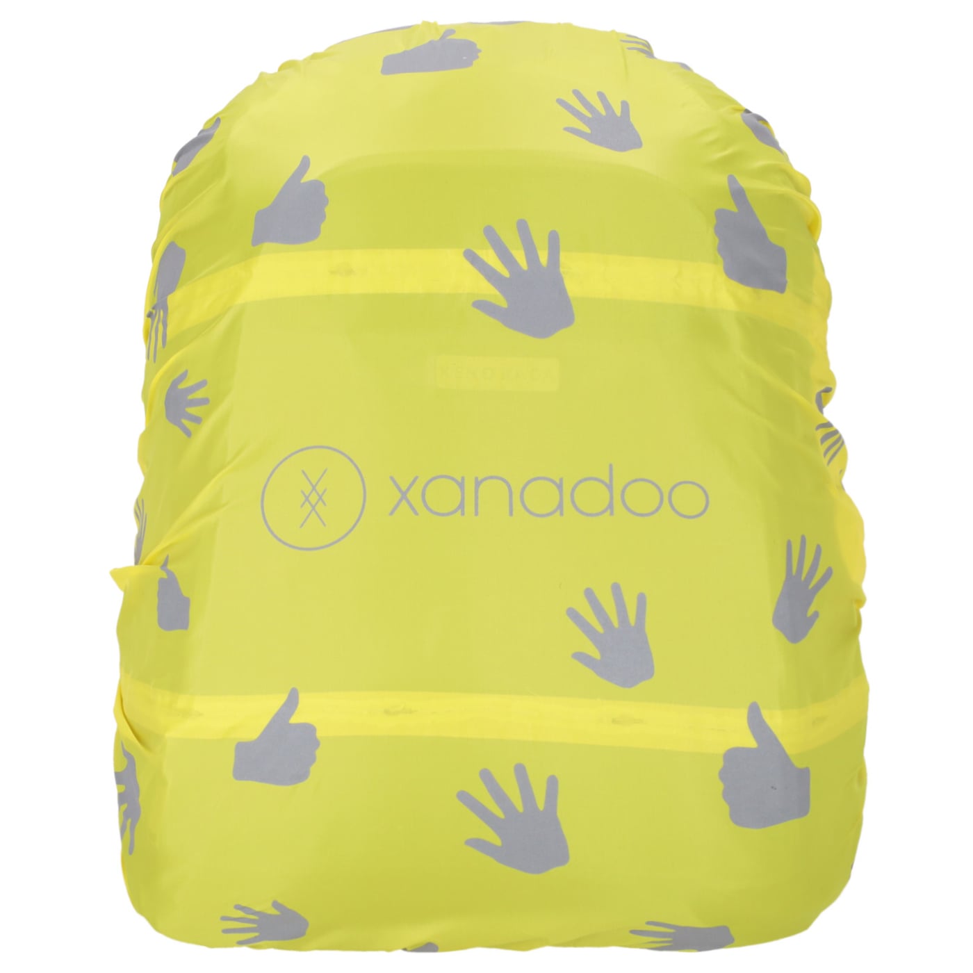 Xanadoo Regenhülle LED Schulranzen Cover USB neon gelb