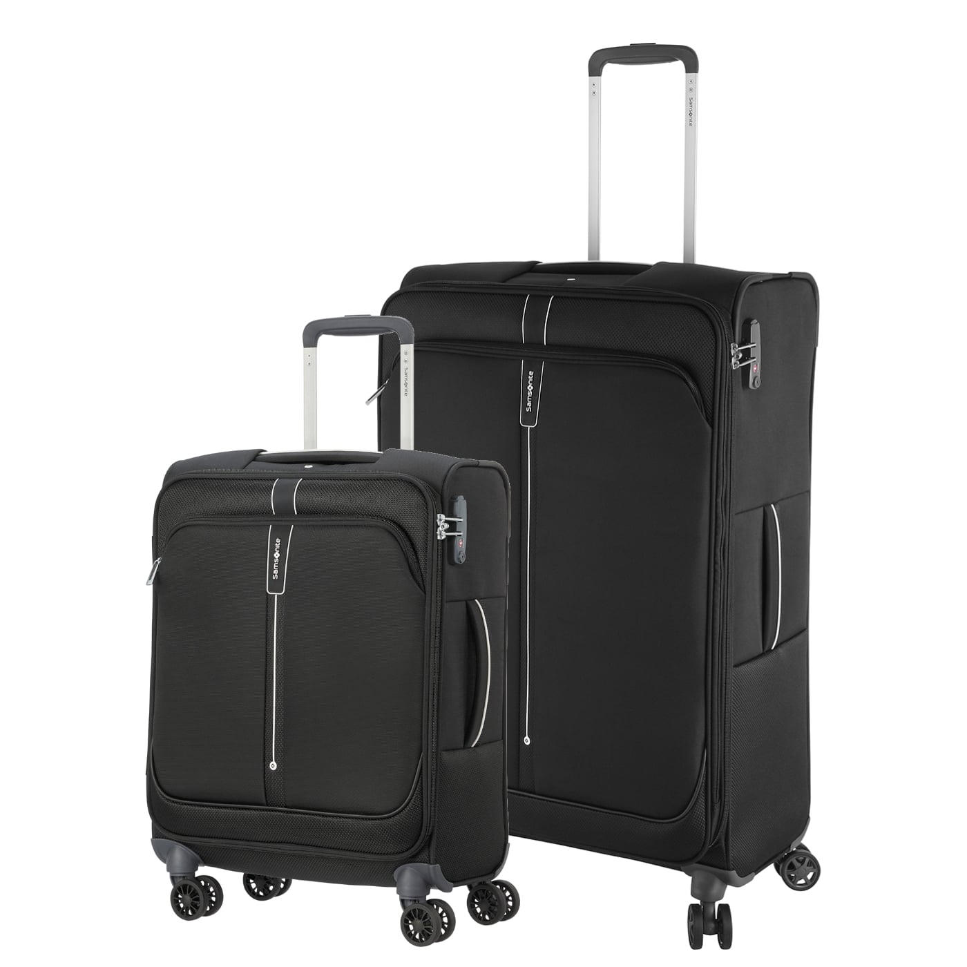 Samsonite Kofferset 2tlg. PopSoda S/L black