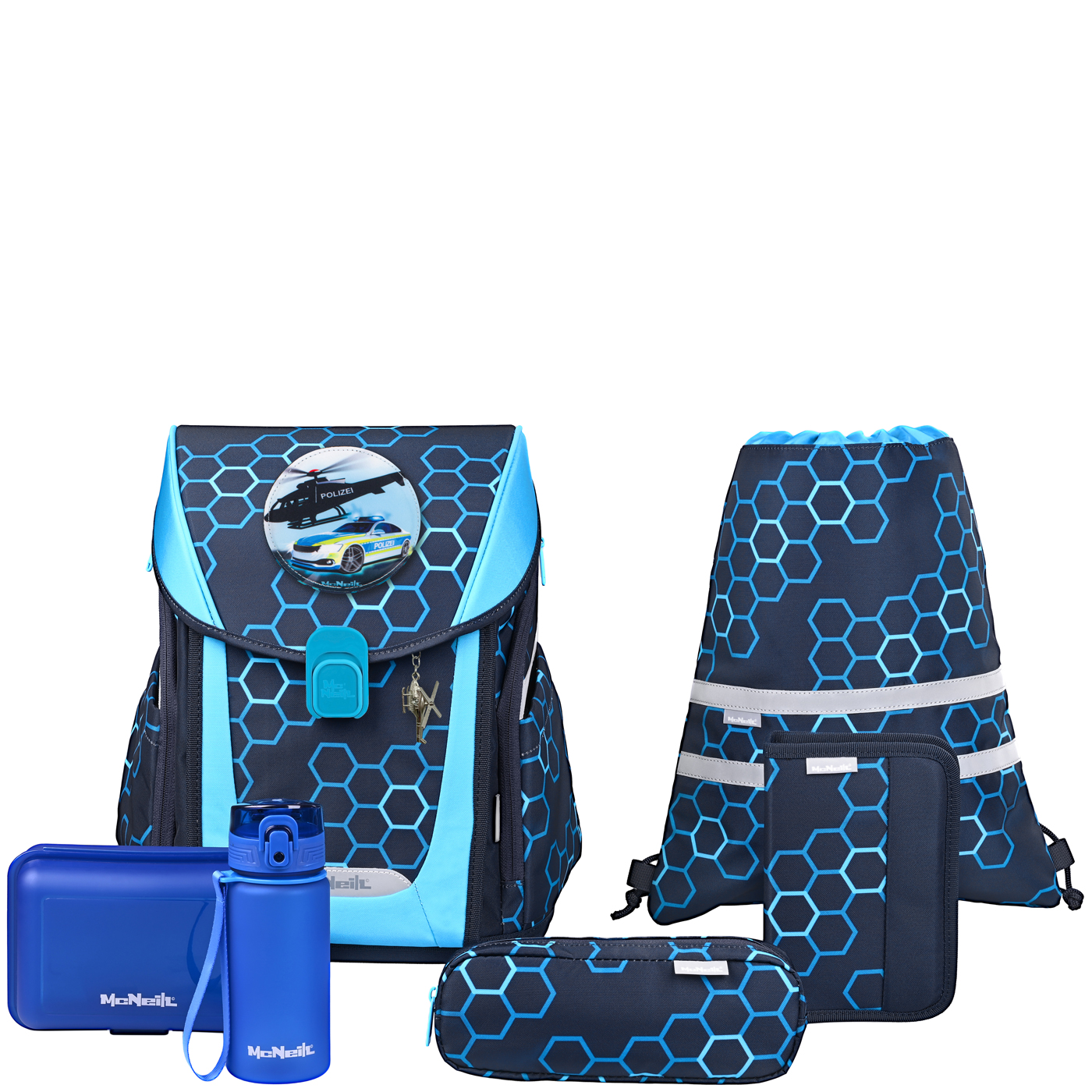 McNeill Schulranzen Set 9tlg. Primo (2026) Xagon