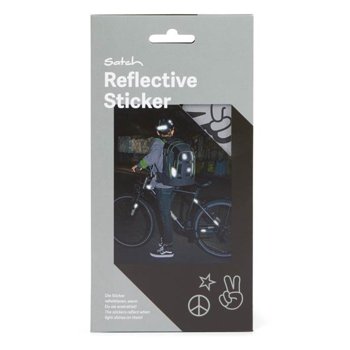 Satch Ergänzungsset Reflective Sticker silber