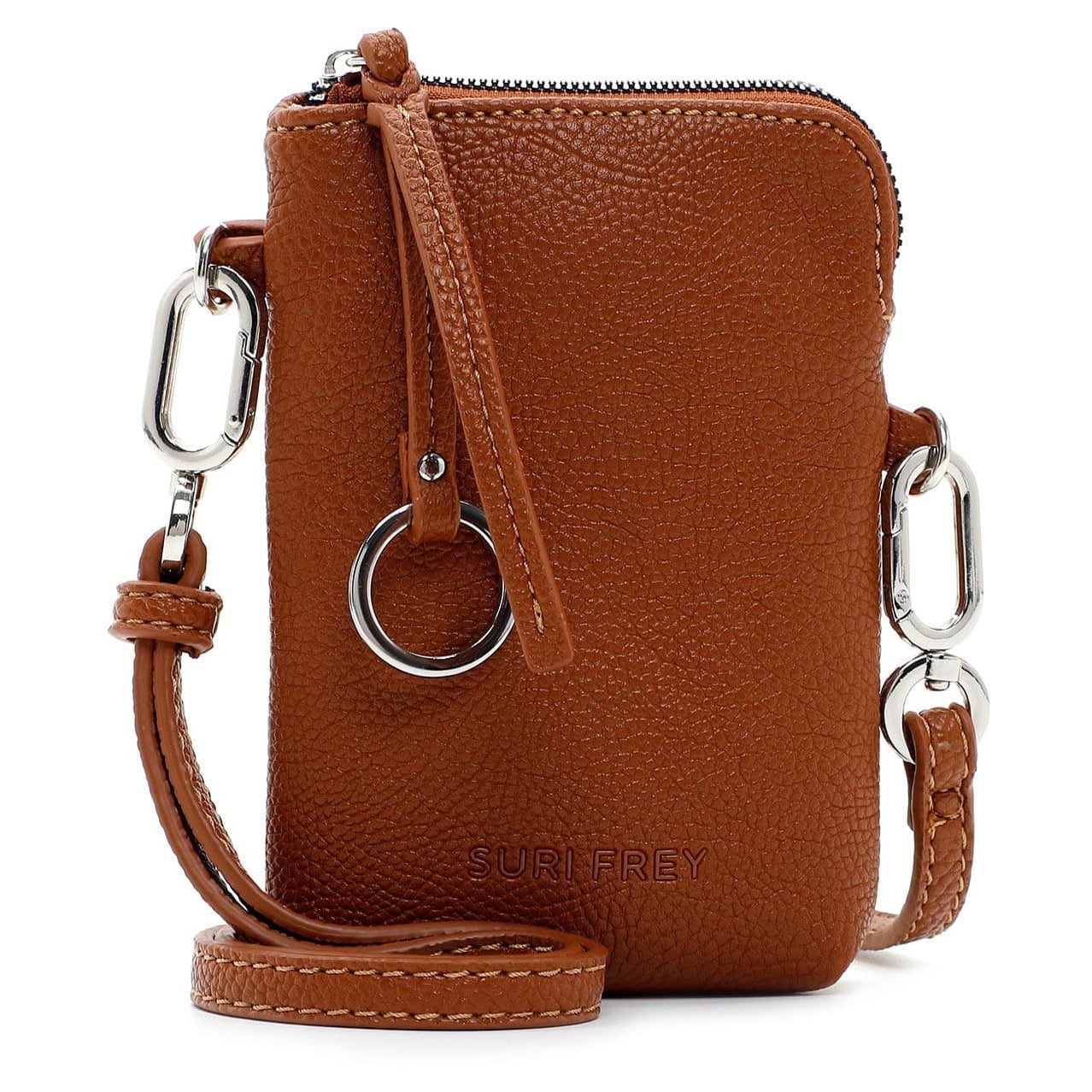 Suri Frey Umhängetasche SFY Debby Handytasche cognac