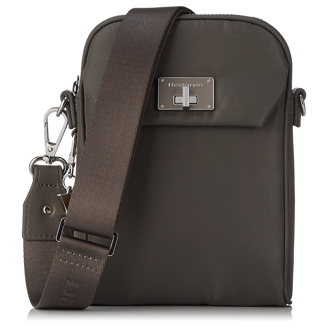 Hedgren Umhängetasche Libra Free-Flat Vertical Crossover RFID fumo grey