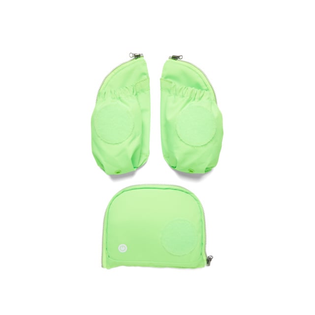 Ergobag Seitentaschen Zip-Set LED grün