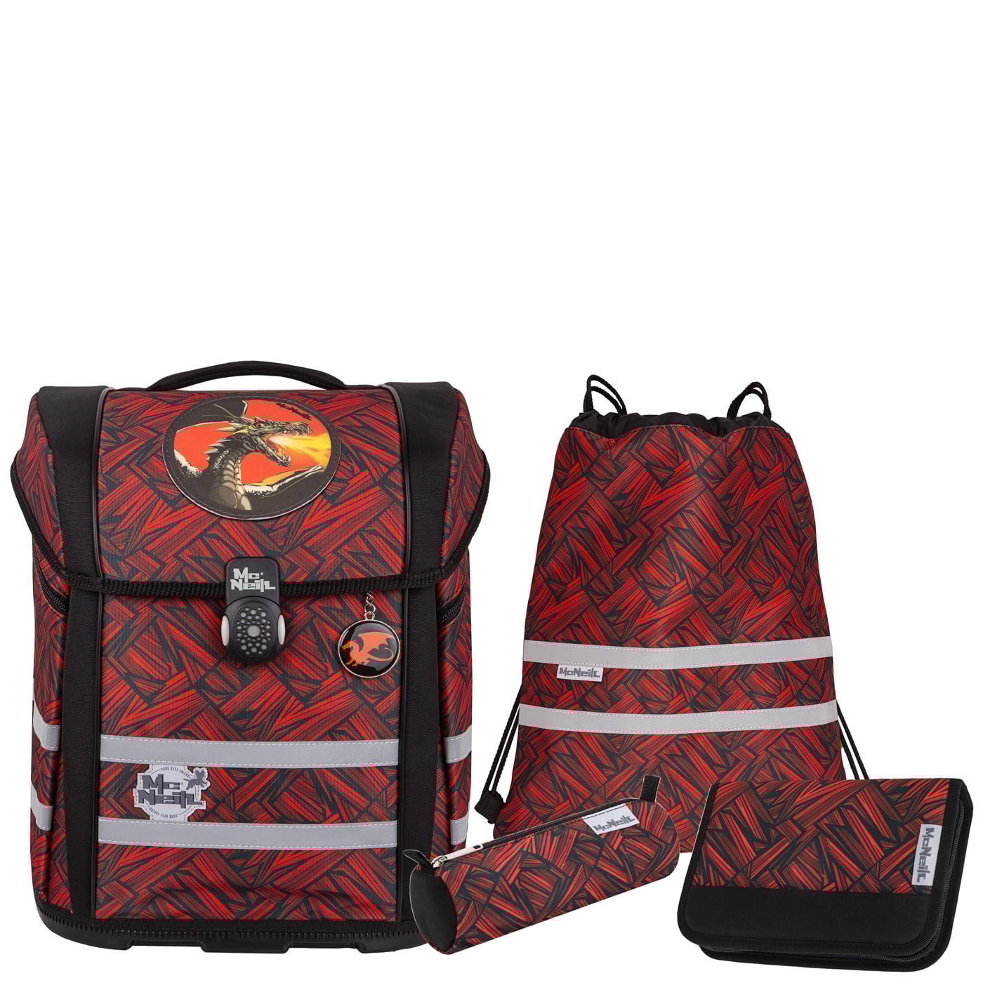 McNeill Schulranzen Set 5tlg. Perfecto (2024) Zack