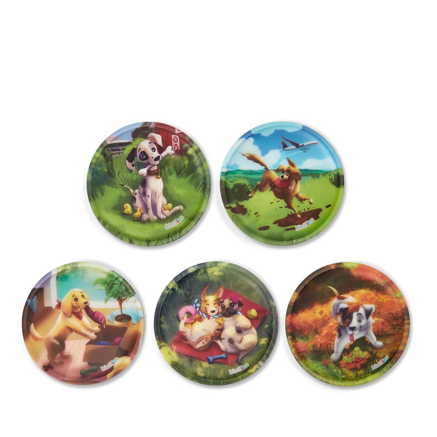 Ergobag Motivset 5tlg. Kletties Hundewelpen