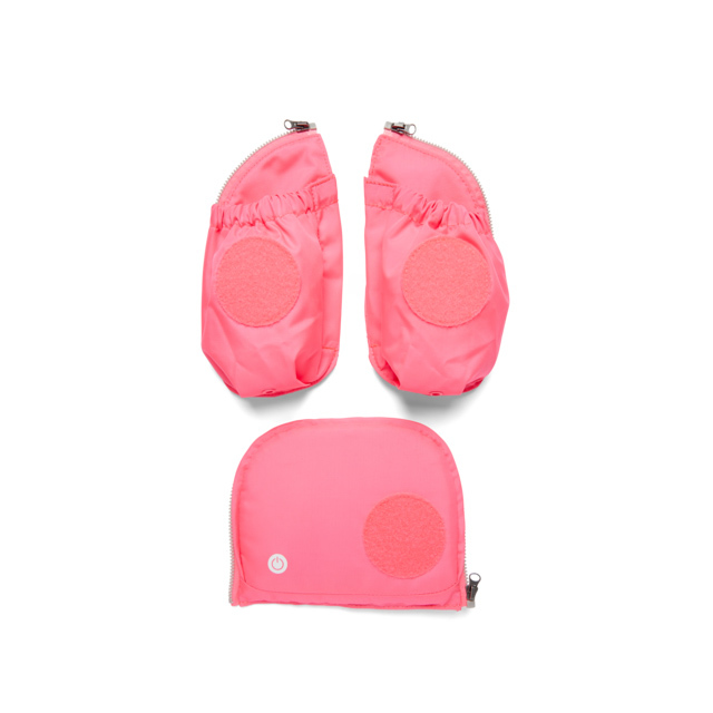Ergobag Seitentaschen Zip-Set LED pink