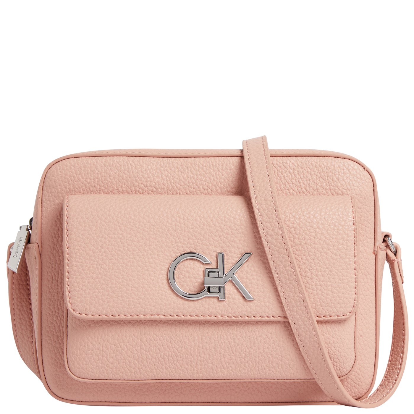 Calvin Klein Umhängetasche RE-Lock Camera Bag with Flap PBL cafe au lait