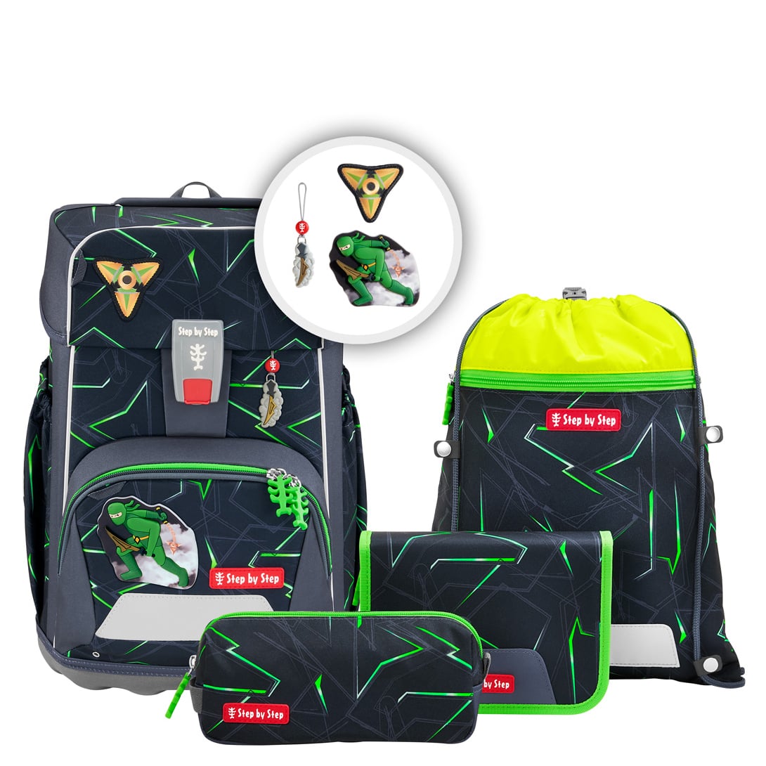 Step by Step Schulranzen Set 5tlg. Giant (2026) Ninja Kimo