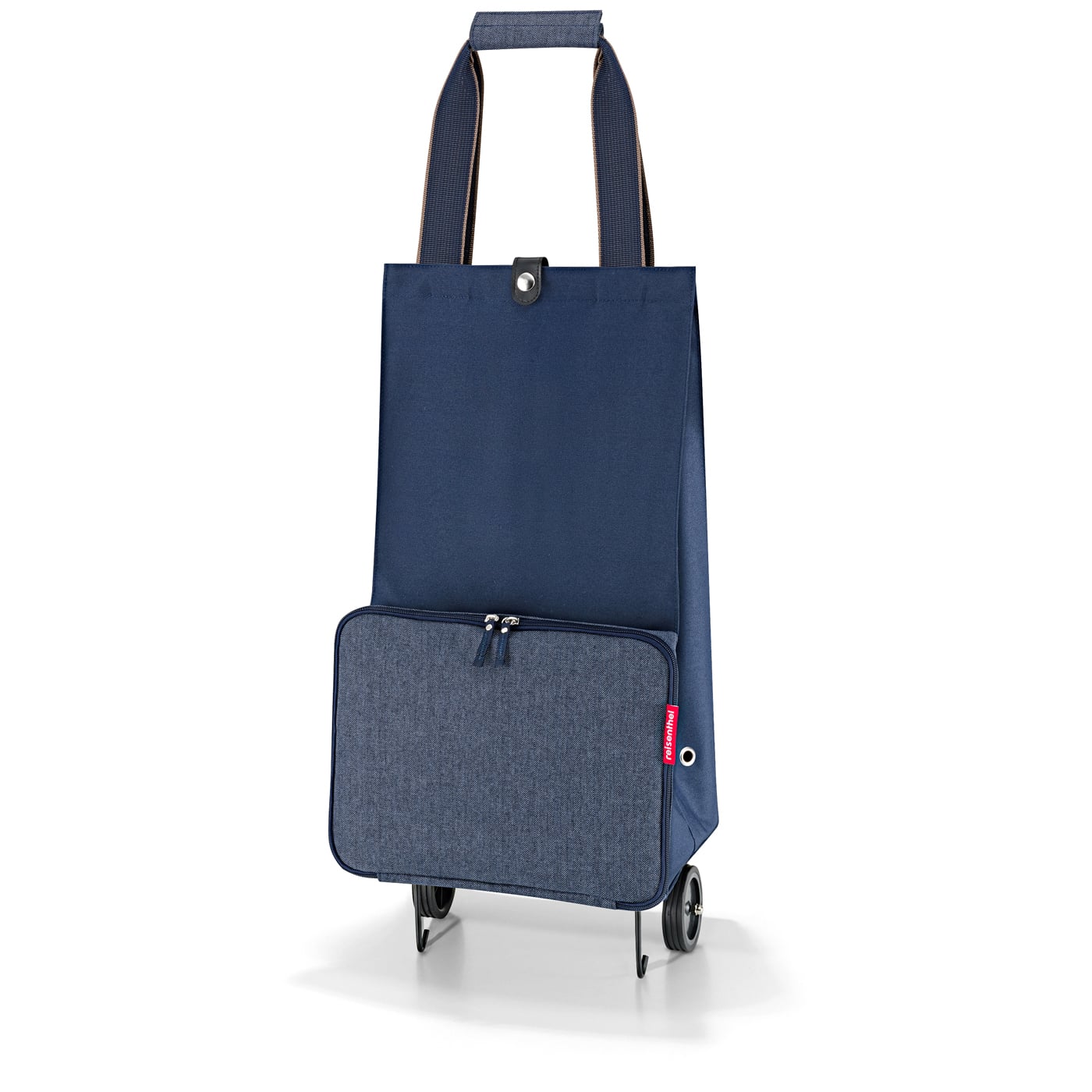 reisenthel Einkaufstrolley foldable 30l herringbone dark blue