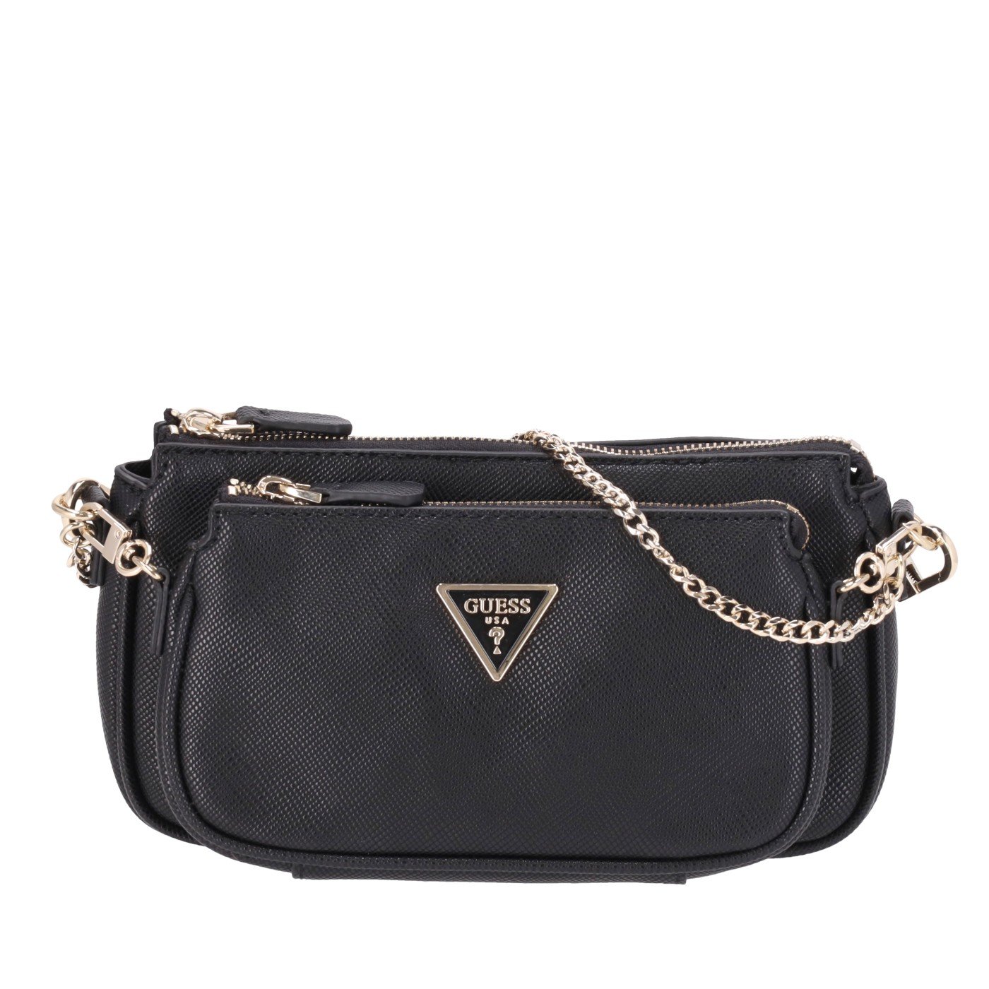 Guess Umhängetasche Noelle DBL Pouch Crossbody black