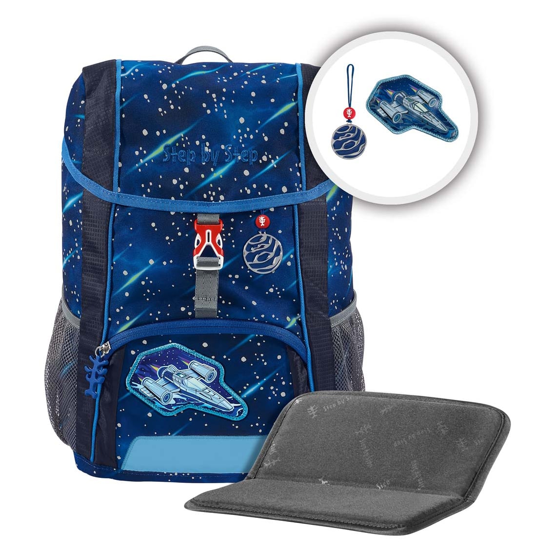 Step by Step Kinderrucksack Set 3tlg. Kid 13l Star Shuttle Elio