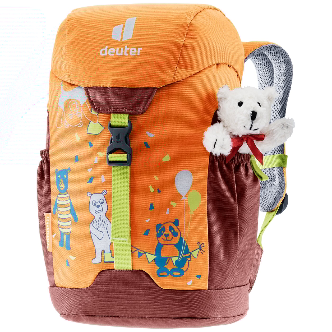 Deuter Kinderrucksack Schmusebär 8l mandarine-redwood