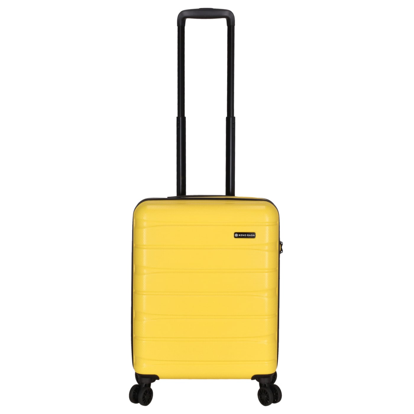 KENORADA Handgepäckkoffer Wave Spinner S 55cm gelb