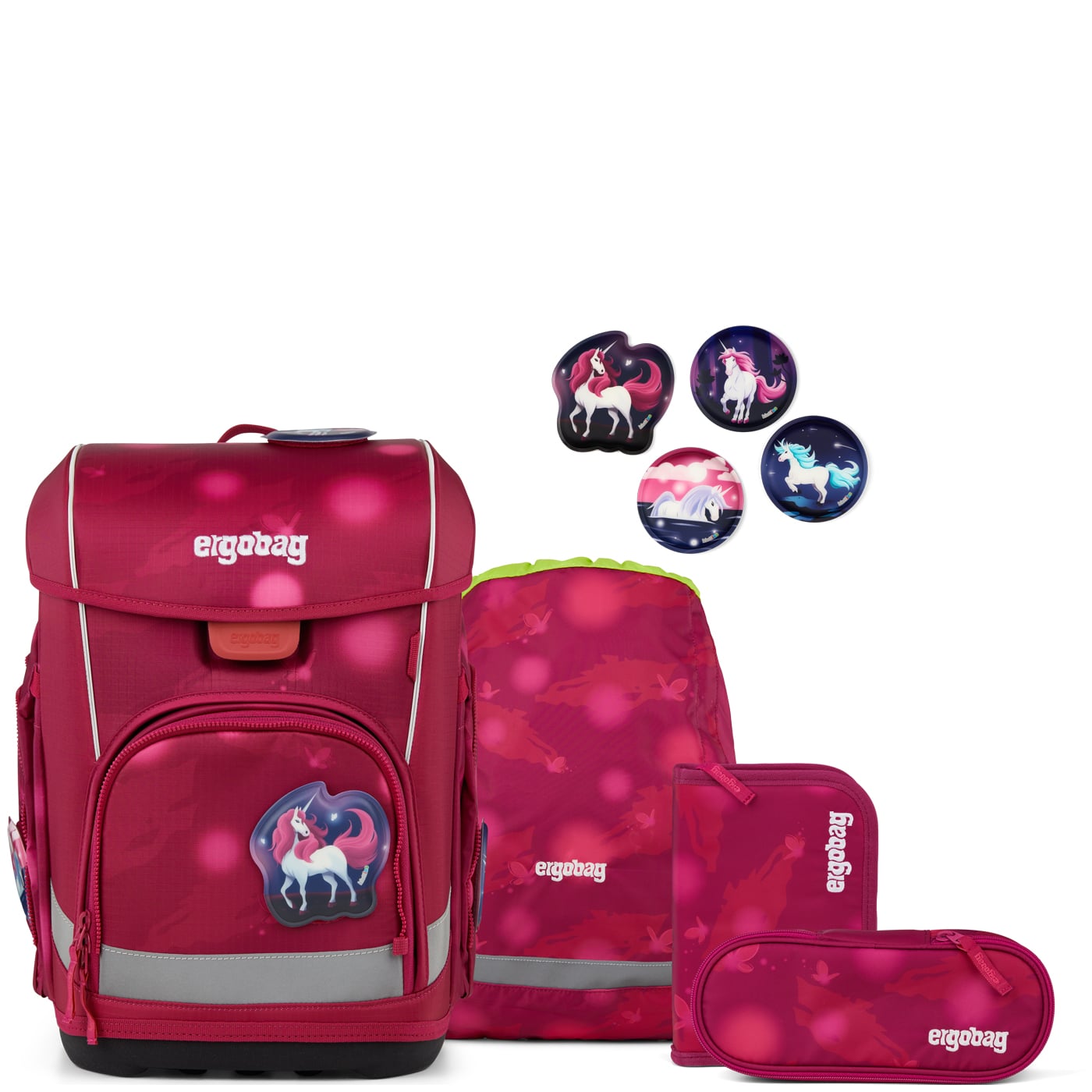 Ergobag Schulranzen Set 5tlg. Cubo Light (2026) MondzauBär