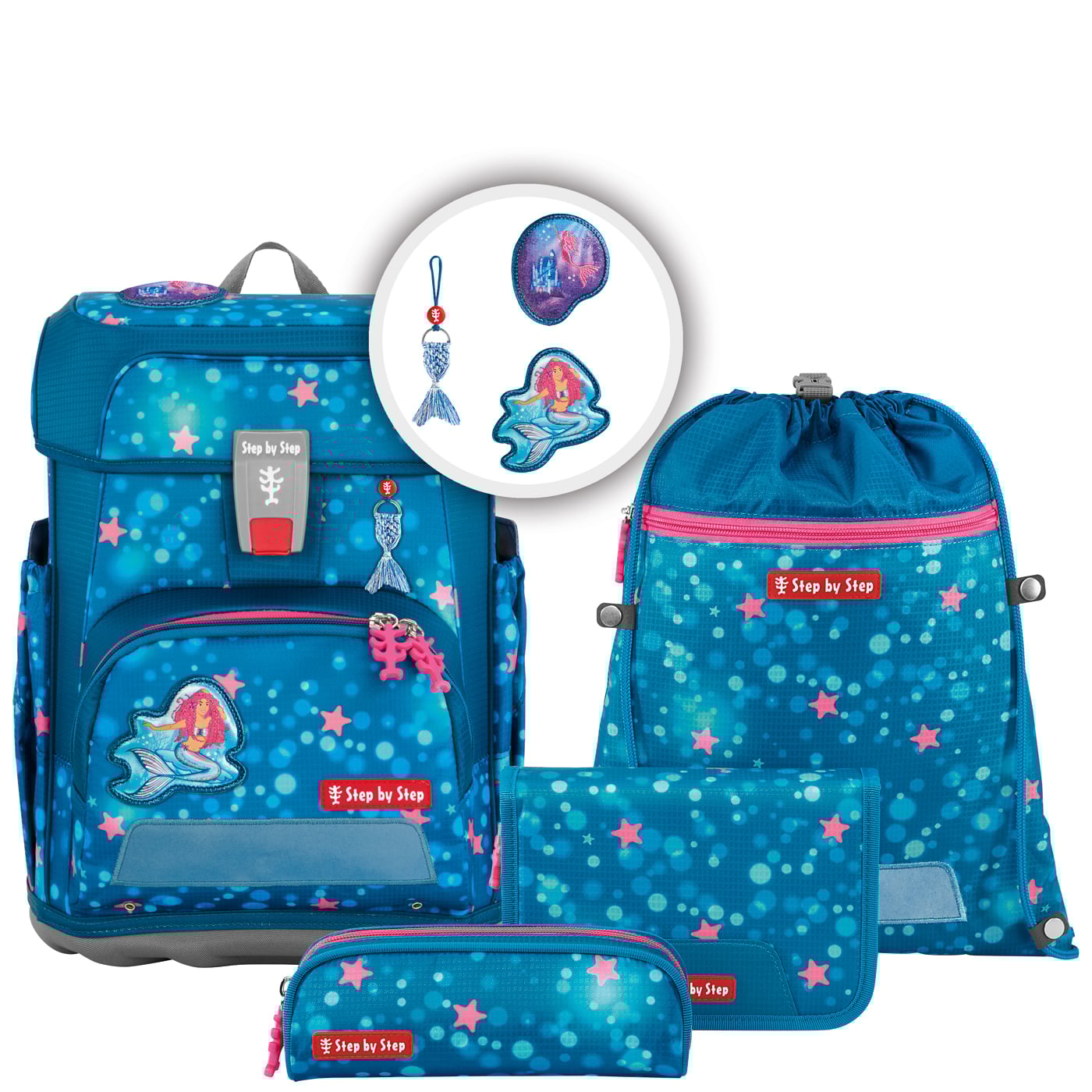 Step by Step Schulranzen Set 5tlg. Cloud Mermaid Lola