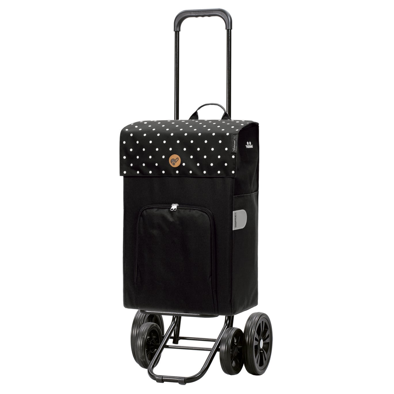 Andersen Einkaufstrolley Quattro Shopper Malit schwarz
