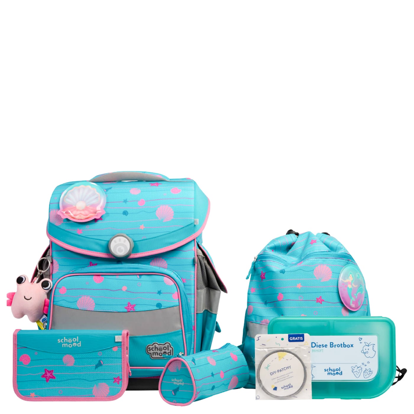 School-Mood Schulranzen Set 7tlg. Timeless Pro Lilly (2025)