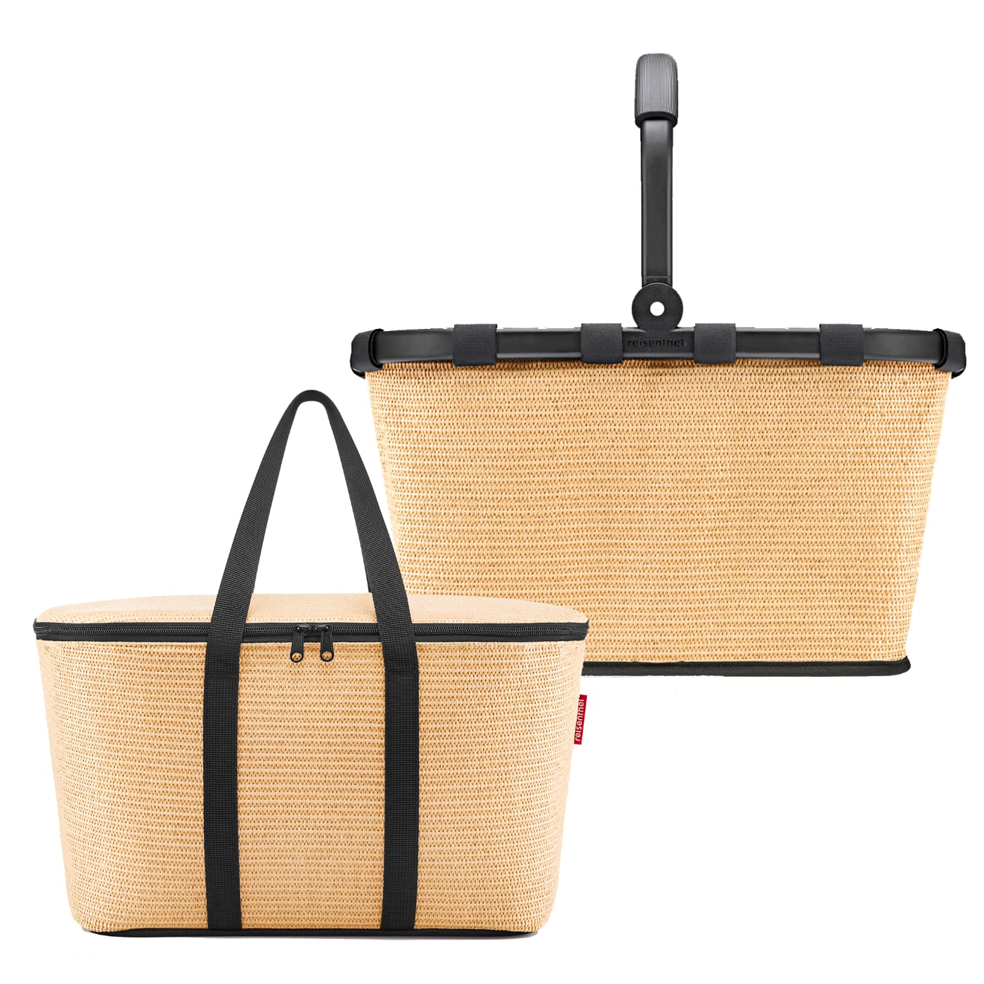 reisenthel Einkaufskorb Set carrybag + coolerbag raffia black