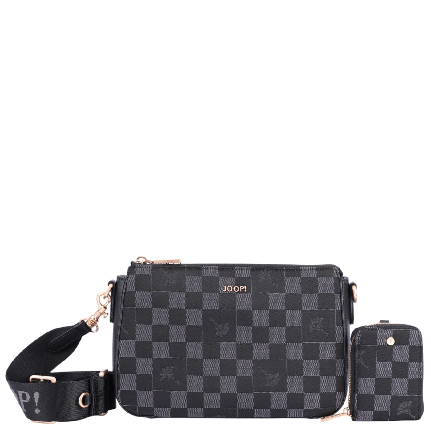 Joop Umhängetasche Piazza Scacchi Jasmina Shoulderbag SHZ black
