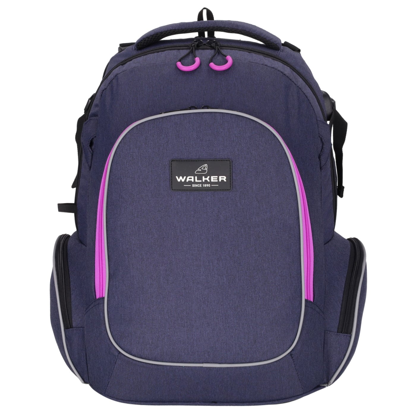 Walker Schulrucksack Wizzard Campus Evo 2.0 30l blue ivy/pink