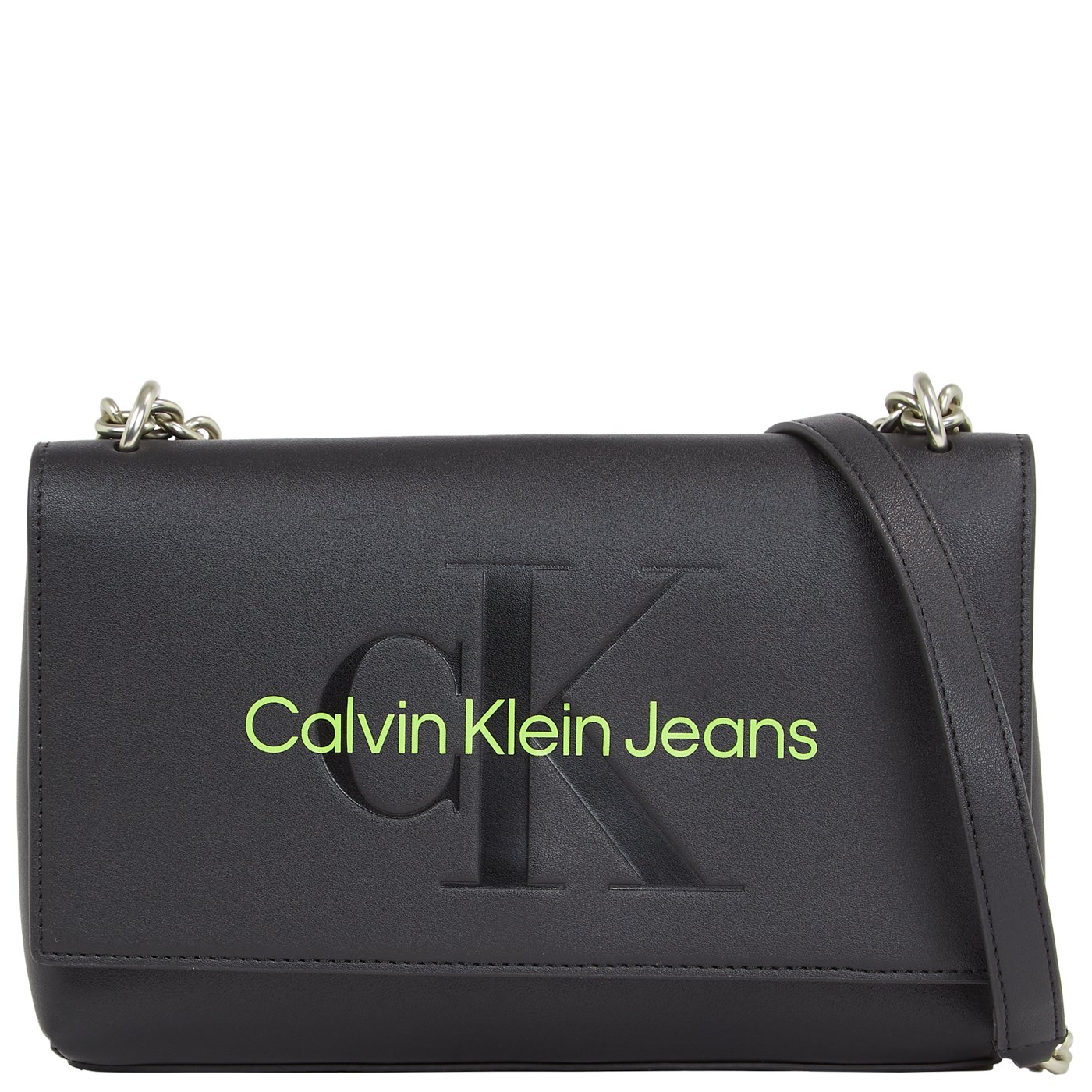 Calvin Klein Jeans Umhängetasche Sculpted EW Flap Conv25 Black/Dark Juniper