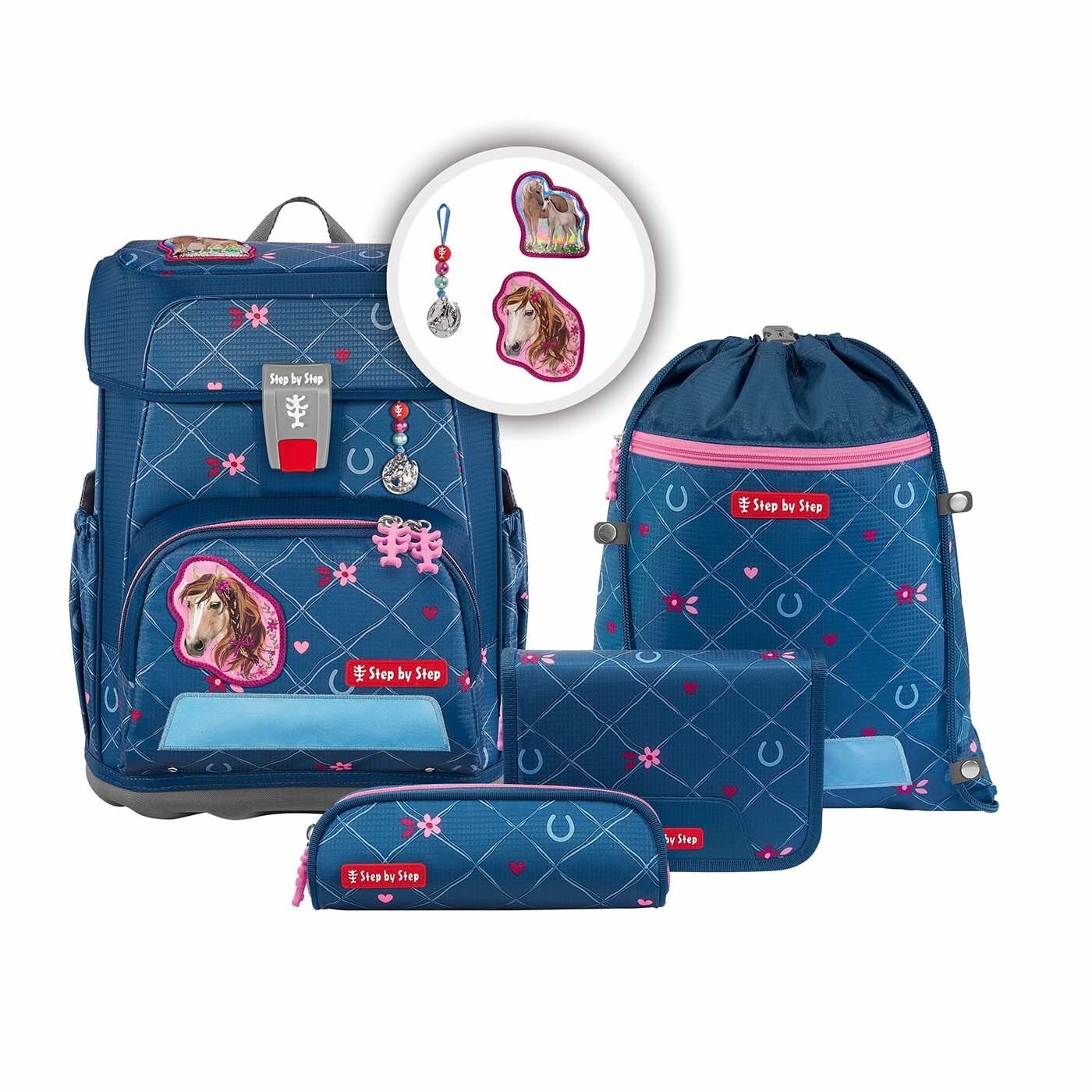 Step by Step Schulranzen Set 5tlg. Cloud Horse Lima