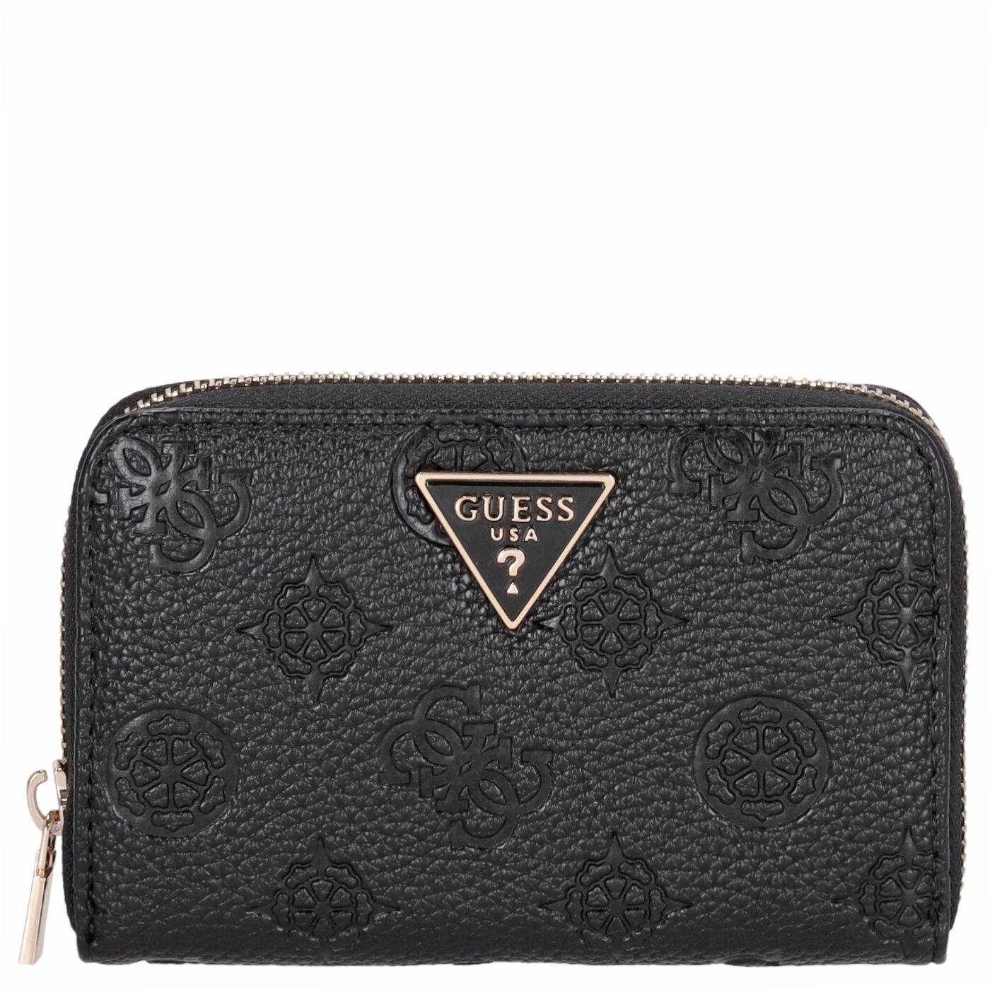 Guess Querbörse Damen Cresidia Slg Medium Zip Around black
