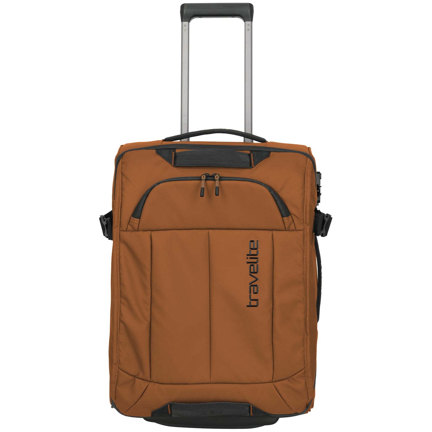 Travelite Reisetasche mit Rollen Briize Wheeled Duffle S 55cm curry