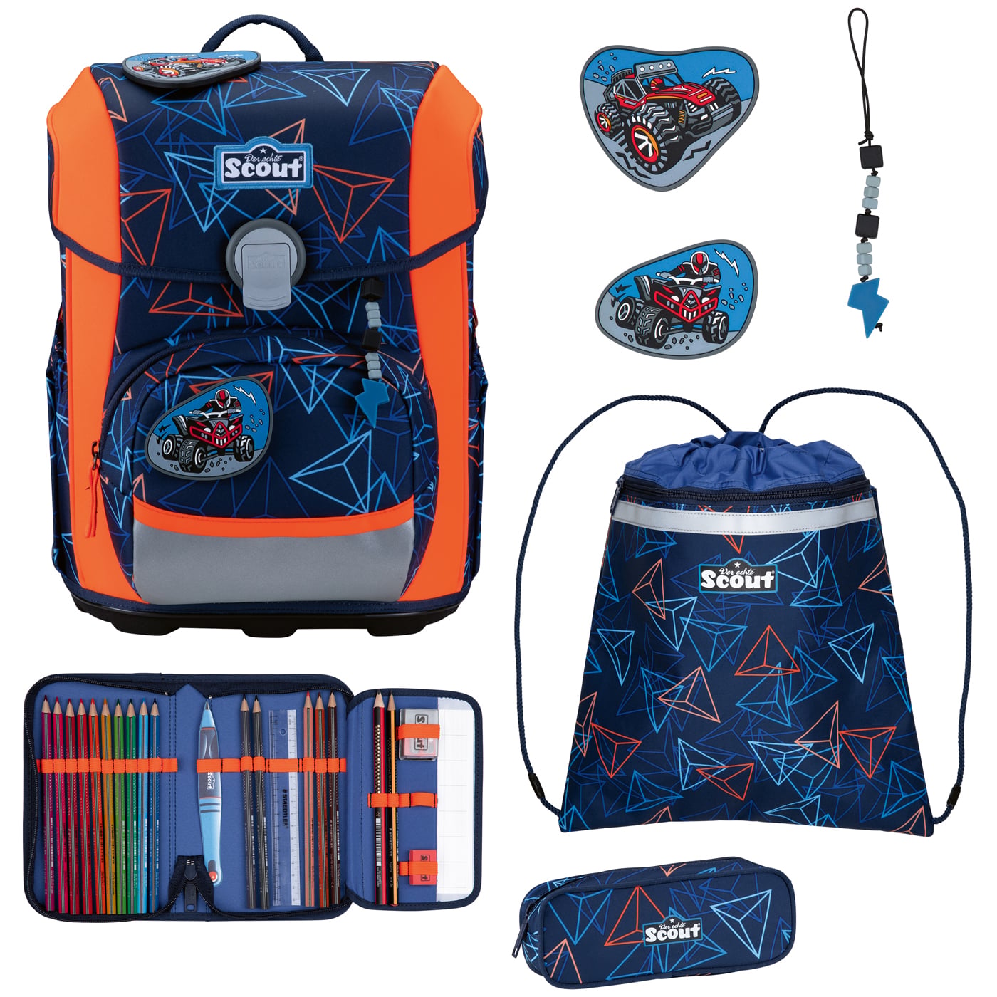Scout Schulranzen Set 4tlg. Neo Offroad (2026)