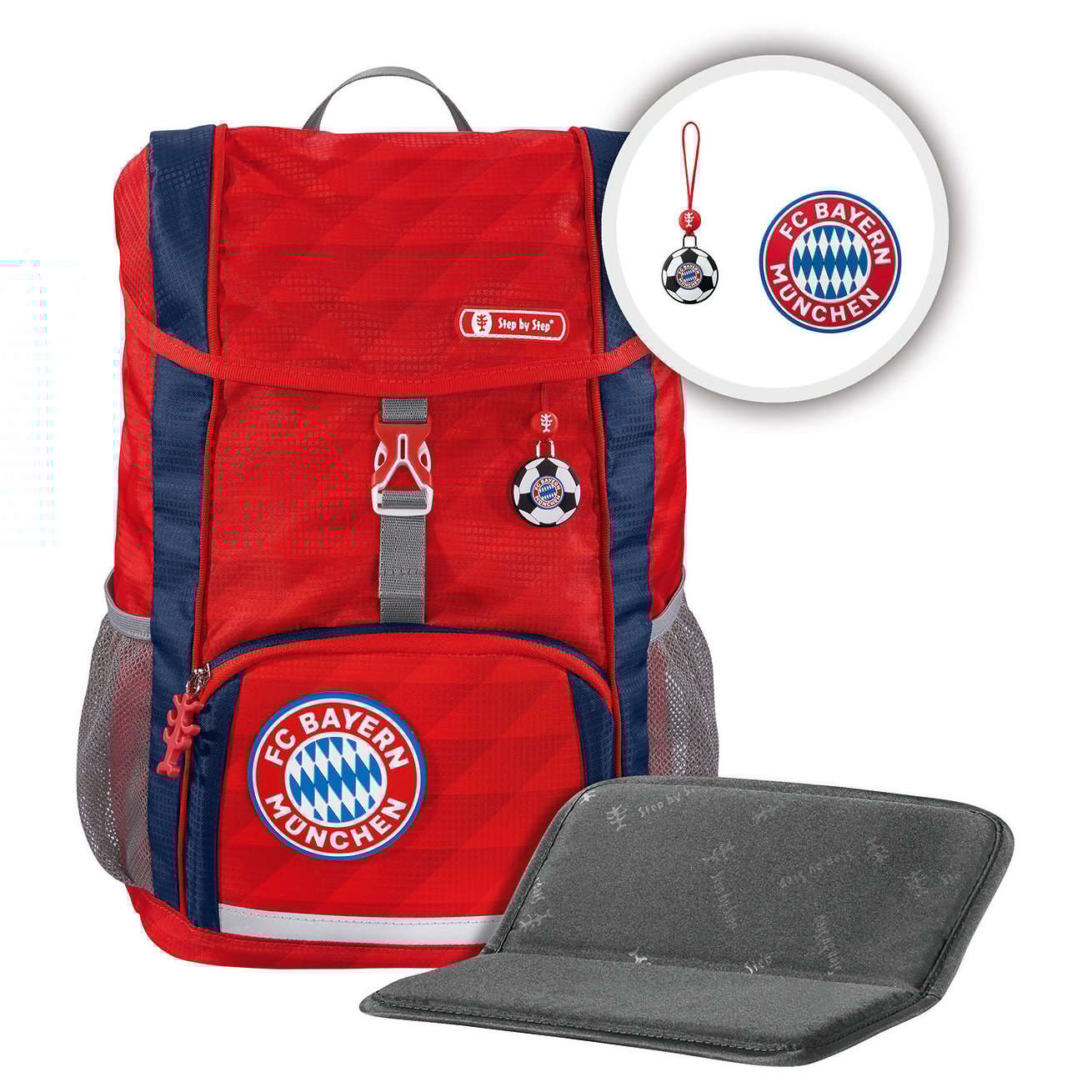 Step by Step Kinderrucksack Set 3tlg. Kid 13l FC Bayern Mia San Mia