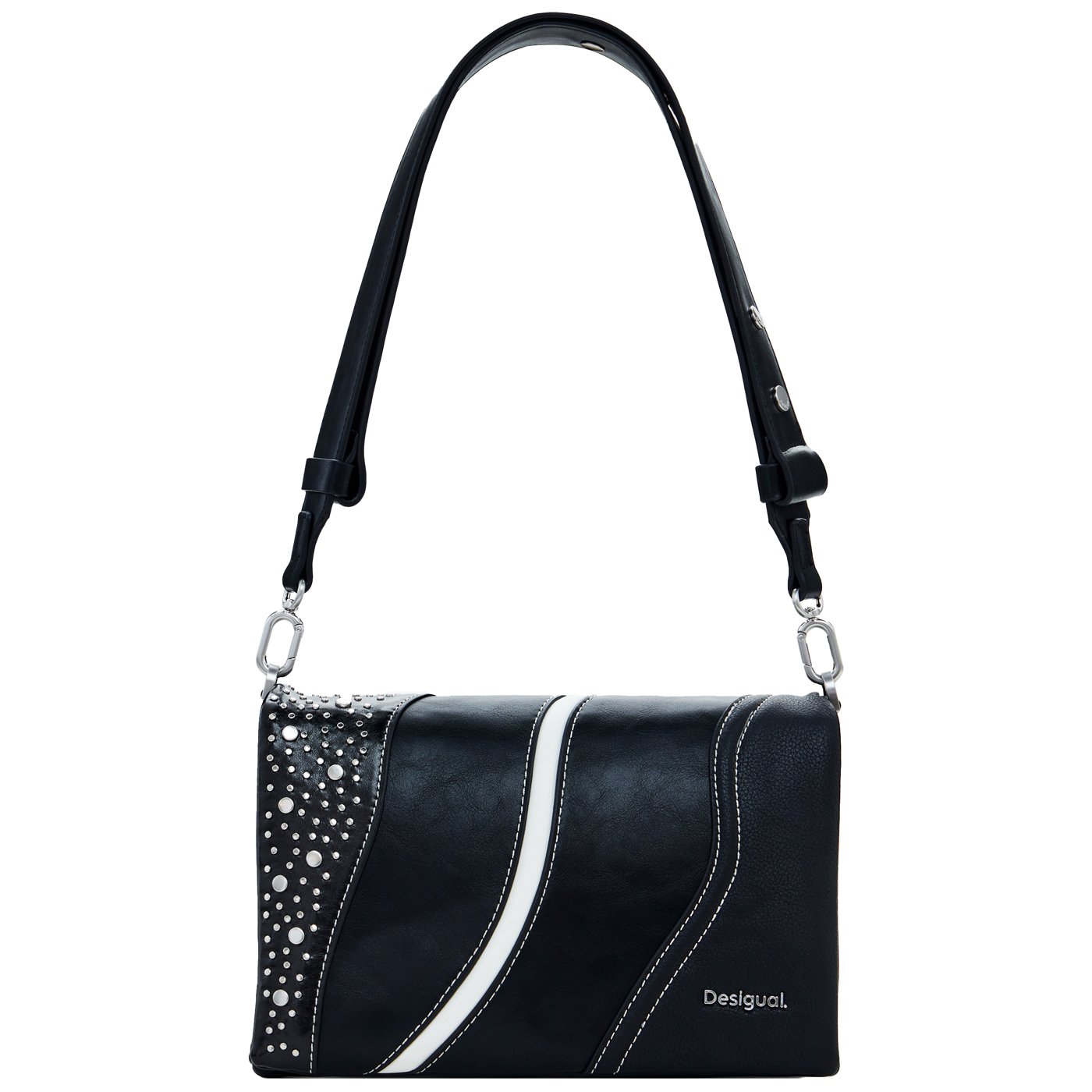 Desigual Umhängetasche Punkette Dortmund Flap negro