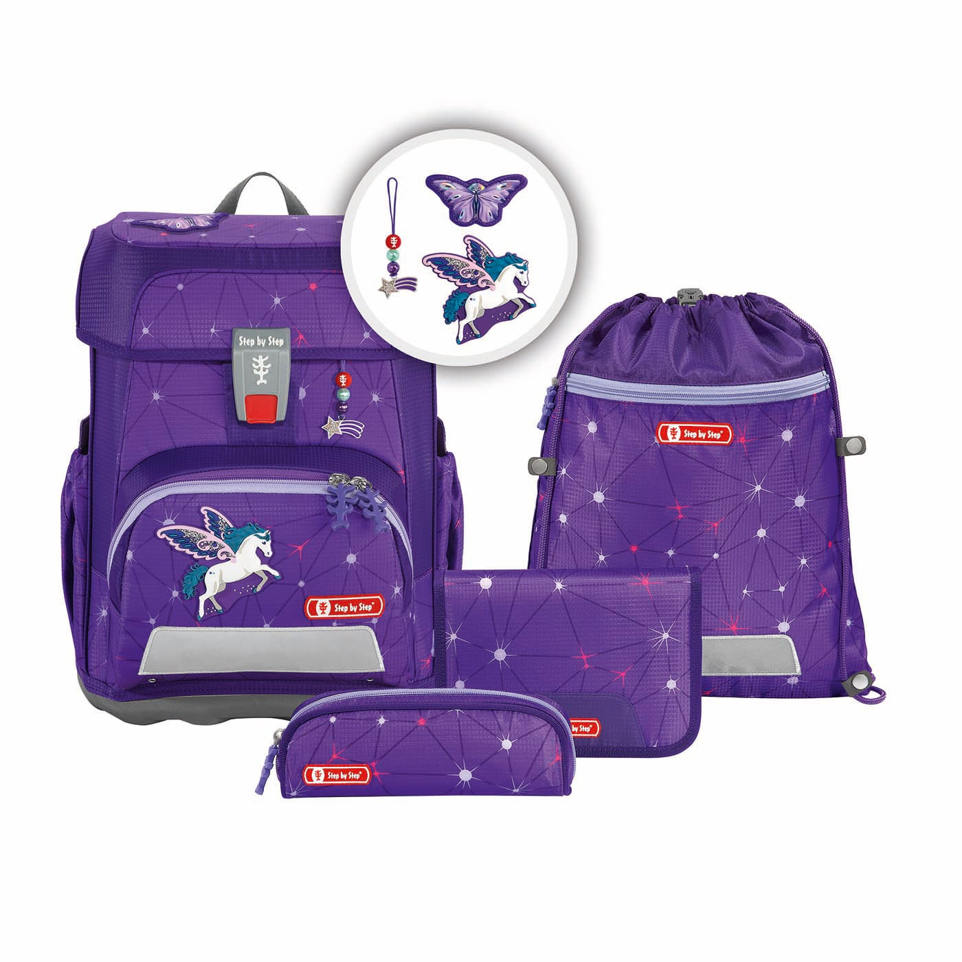 Step by Step Schulranzen Set 5tlg. Cloud Dreamy Pegasus