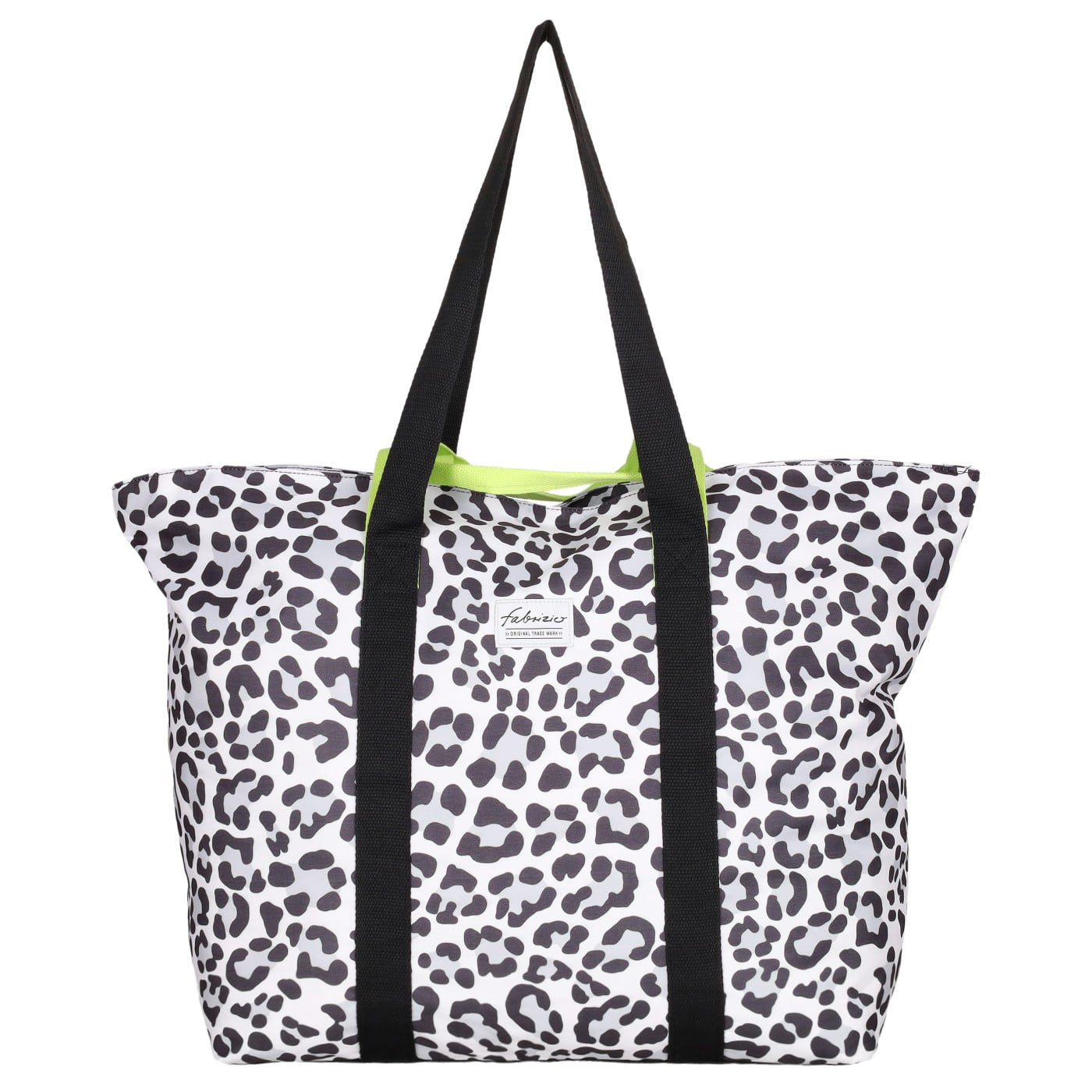 Fabrizio Strandtasche Vibrant Prints XXL 50464 black-white leo