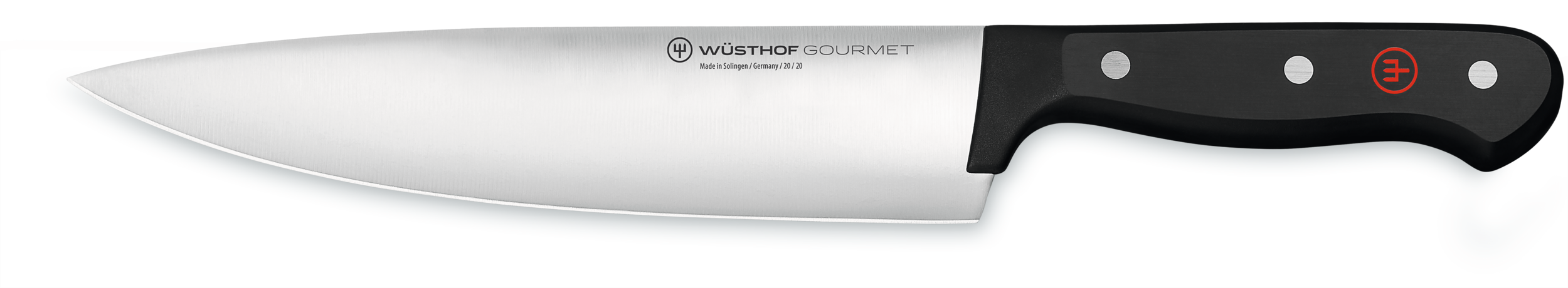 Kochmesser 20cm Gourmet  Griff Kunststoff genietet  