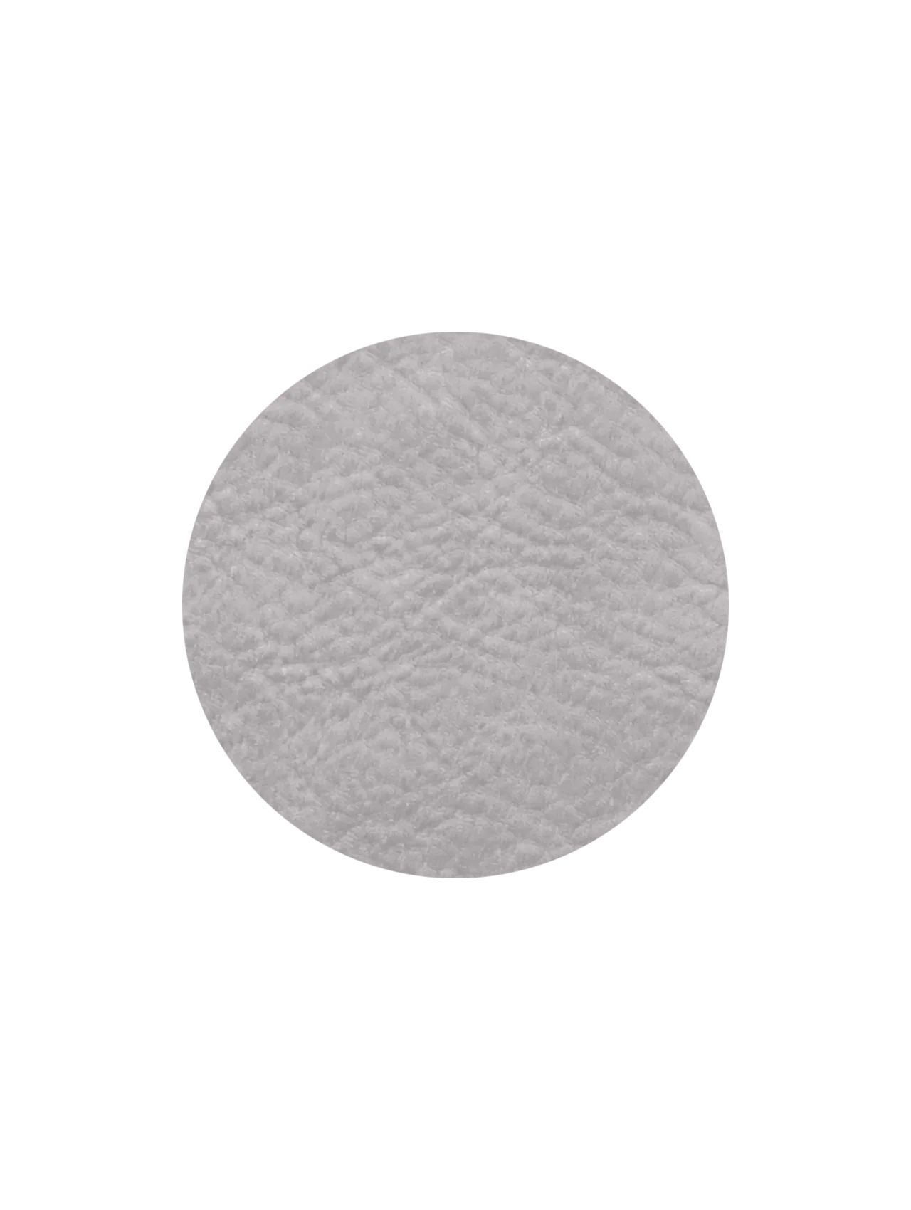 Glas Untersetzer 4er Set silver cloud, 10cm vegan leather, aus PU