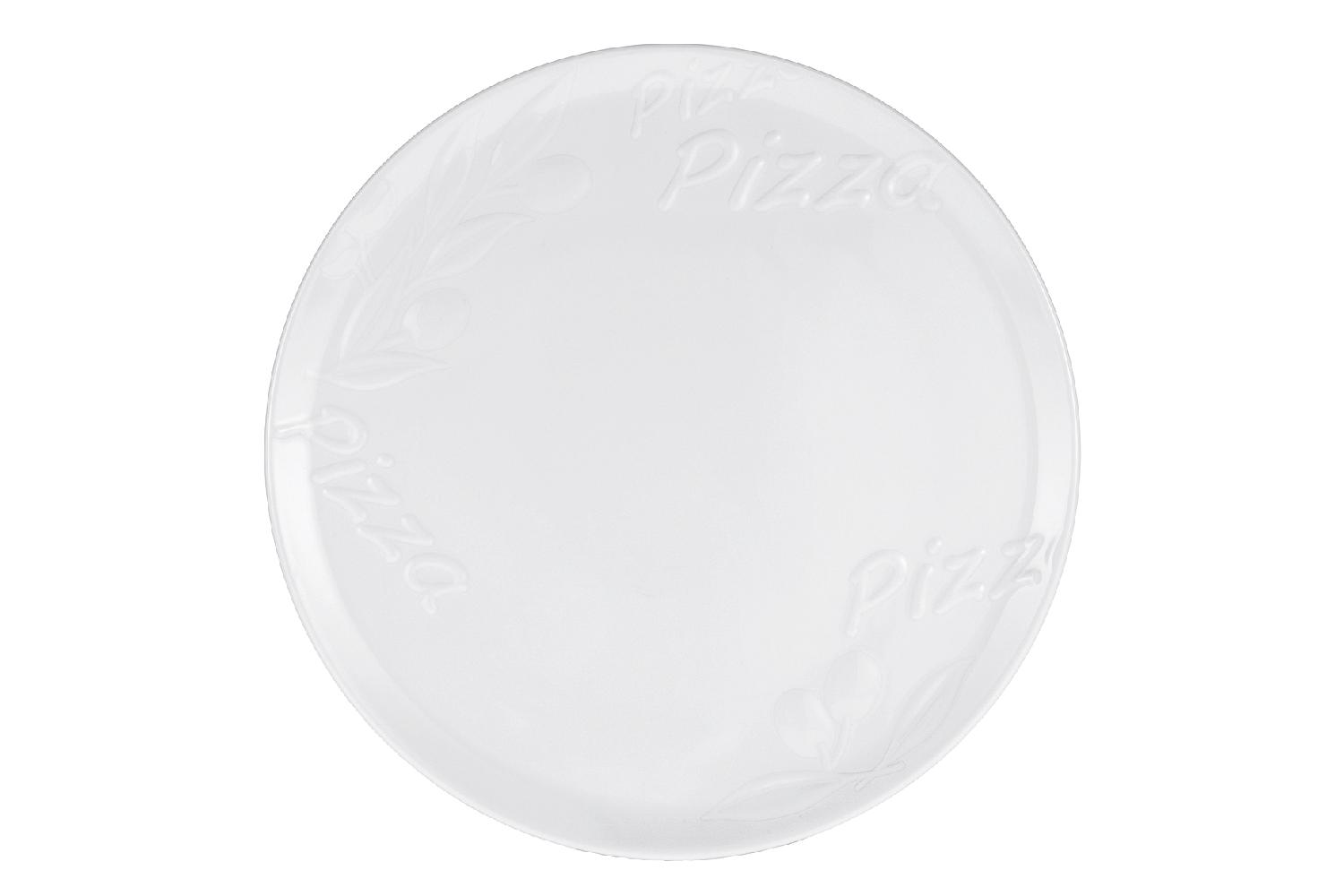 CREATABLE Pizzateller Olive 33cm weiß 