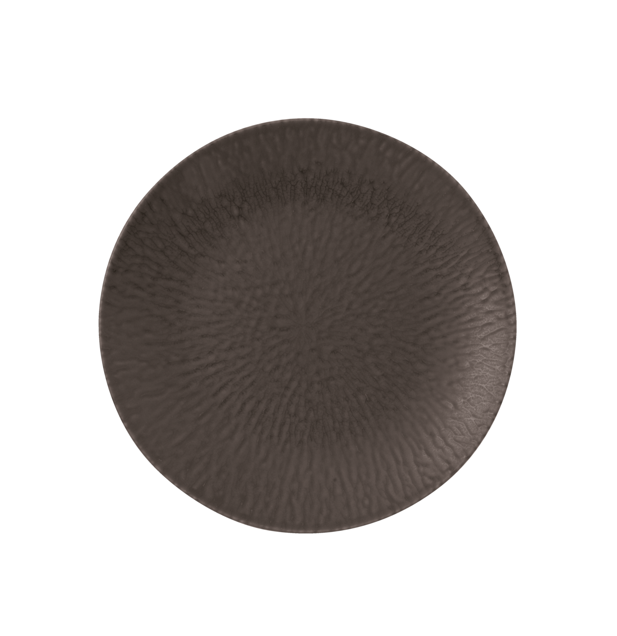 Teller flach 20cm, ONYX Arthur Krupp, Steinzeug 