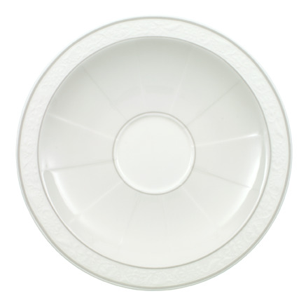 Gray Pearl Kaffee-/Teeuntertasse 16cm Bone China Porzellan