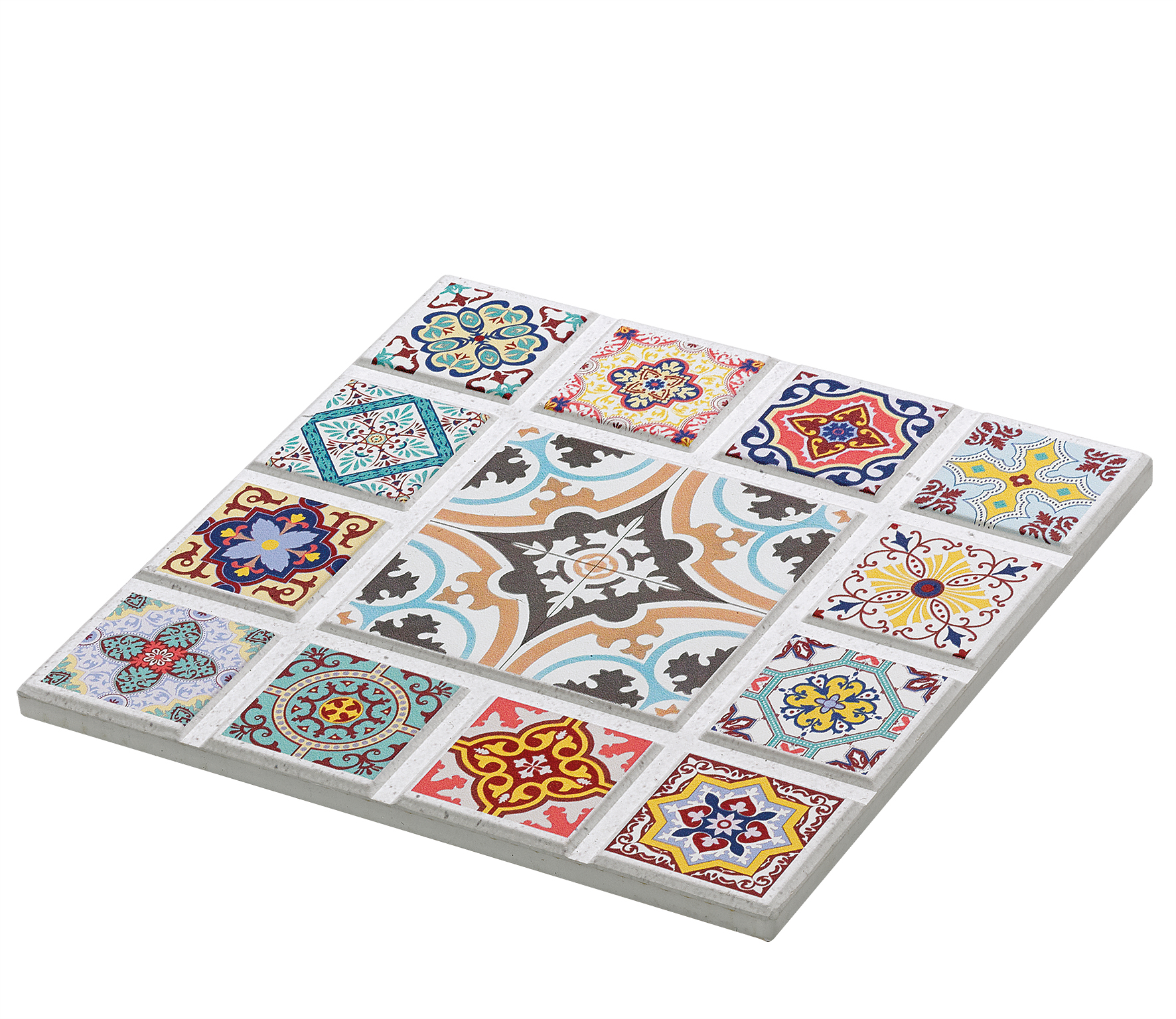 Untersetzer AGADIR Stern 16x16 Keramik/Kork Sie eignen sich perfekt für Gläser, Tassen,