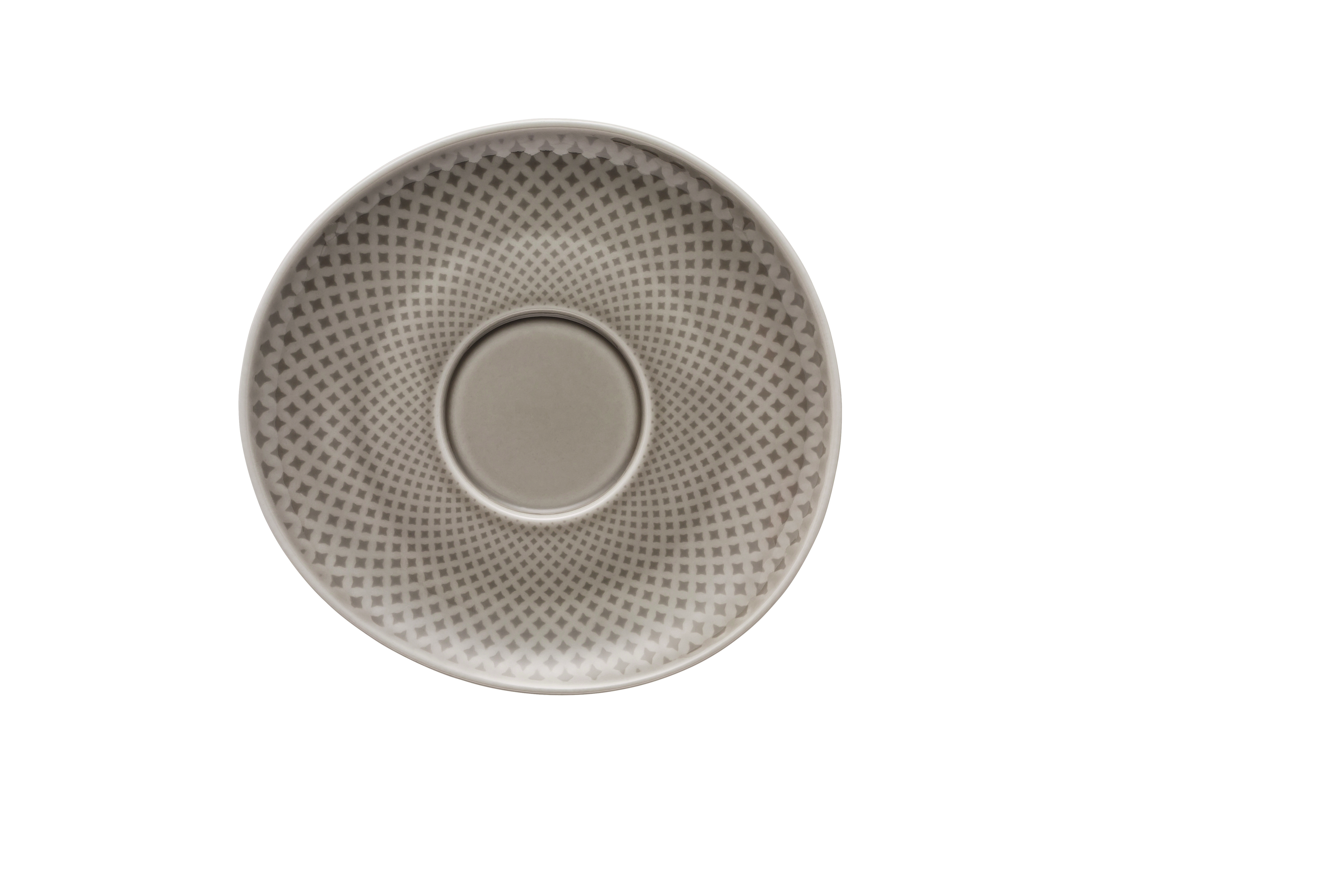 Junto Pearl Grey Kombi-/Tee-/Kaffee-Untertasse 