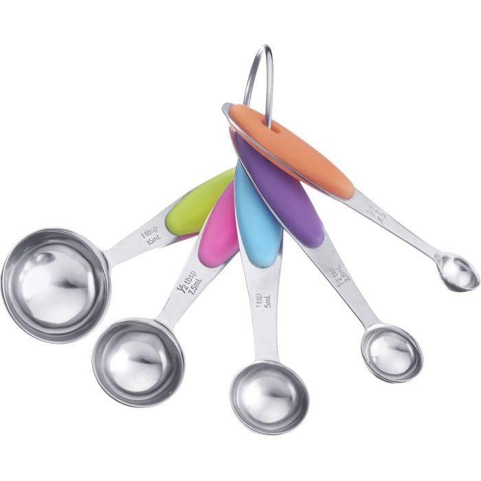 5 Messlöffel »Pendolino«, klein1,25ml bis 15ml Abmessen beim Kochen und Backen 