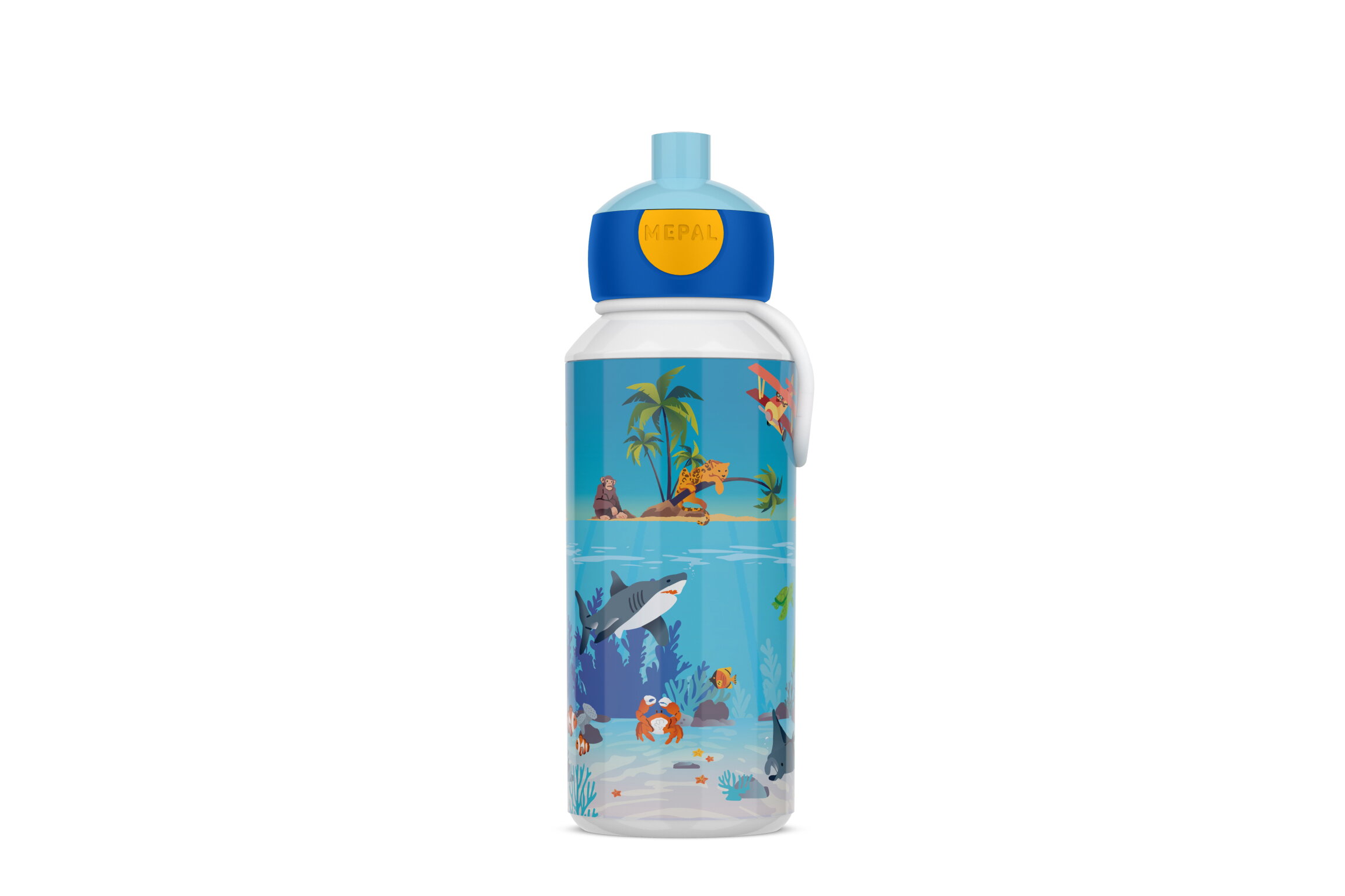 trinkflasche pop-up campus 400 ml -  tropical ocean 