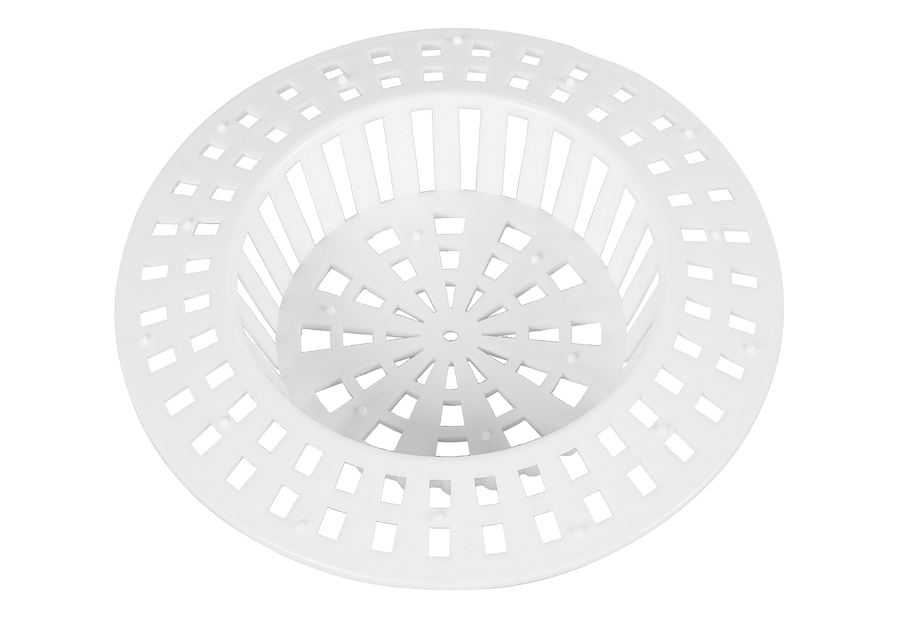 Abflusssieb Karte mit 1 Stück Edelstahl ø 70 mm
