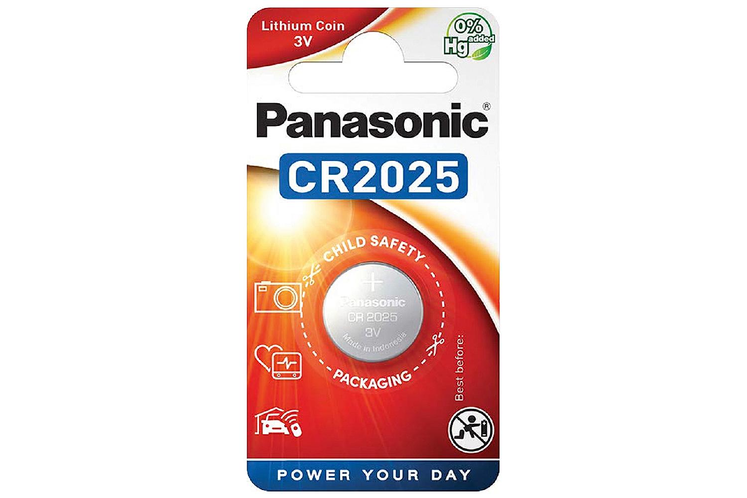 Knopfzelle CR2025 Lithium Karte