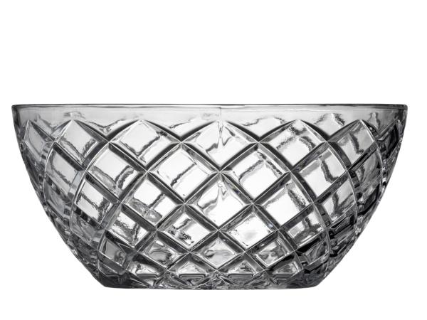 Lyngby Glas Sorrento Salatschüssel Dia 24 cm Klar