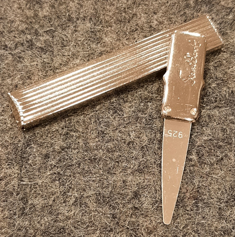 Zahnstocher  835er Silber mit Hülle