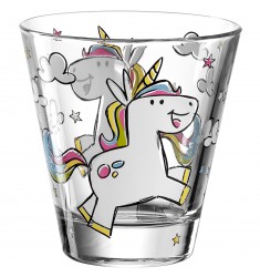 Kindertrinkglas 215ml Einhorn Bambini