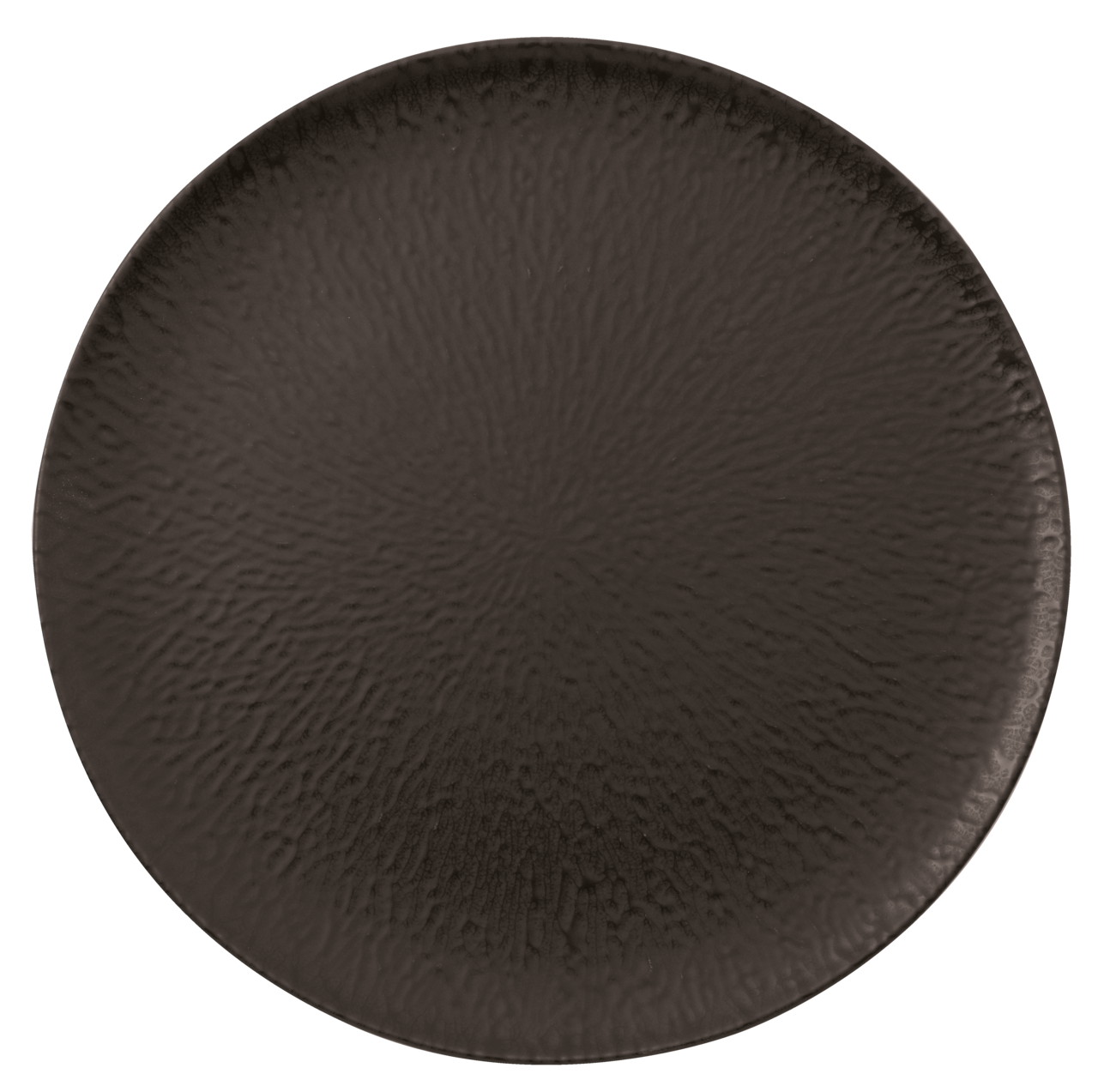 Teller flach 32cm, ONYX Pizzateller, Arthur Krupp, Steinzeug 