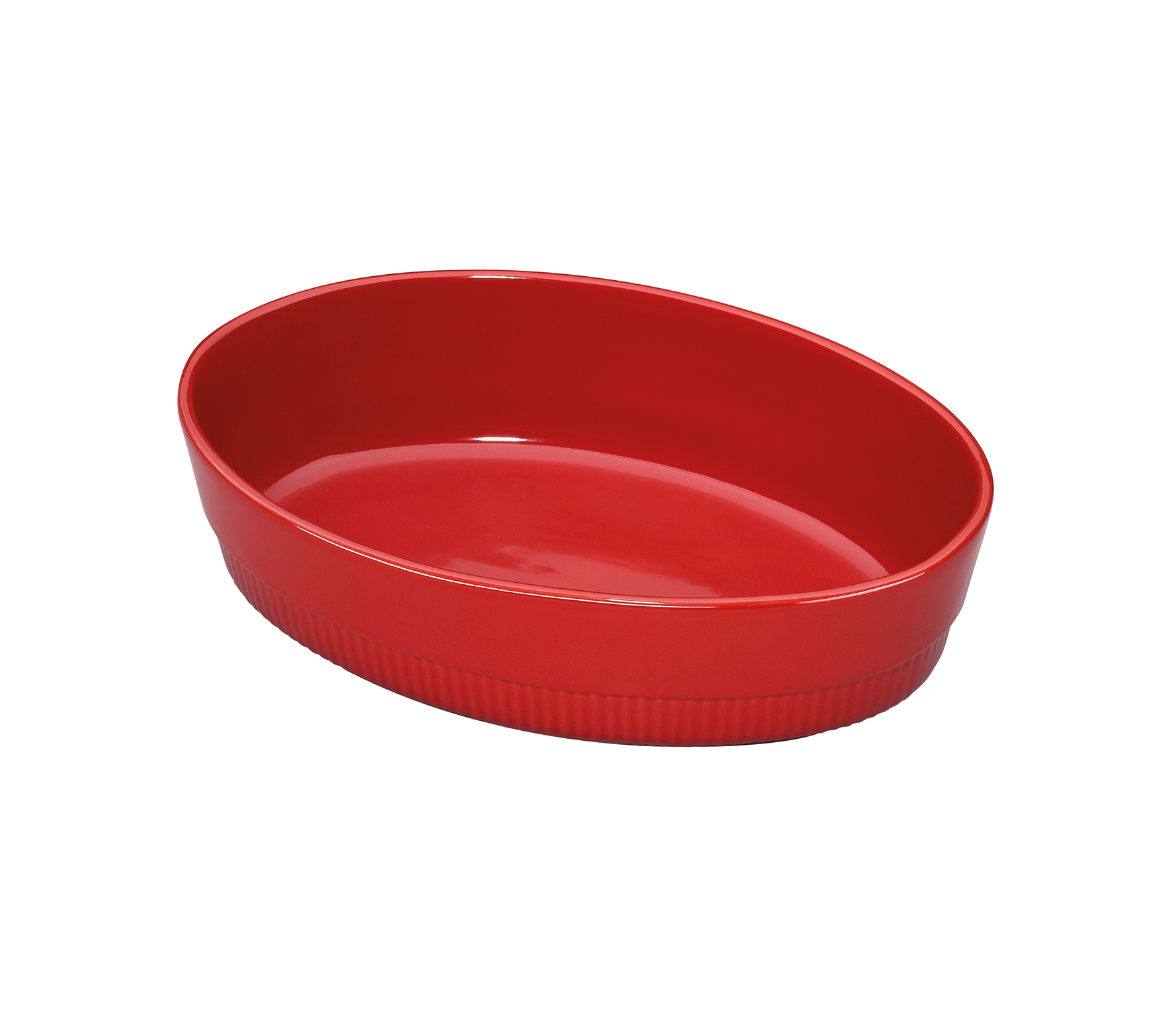 Auflaufform oval 30 cm rot CHALET - Auflaufform oval 30 cm rot