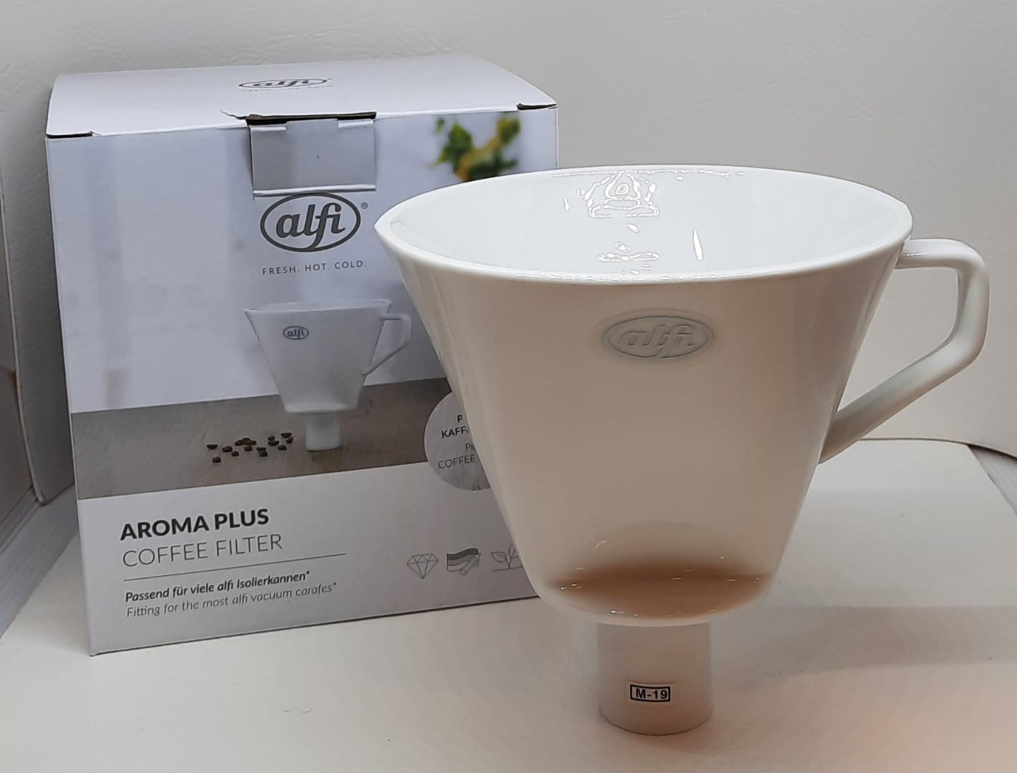 Stutzenkaffeefilter Aroma Plus Weiss  1x4 Porzellan 